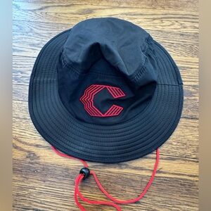 CINCINNATI REDS (CITY CONNECT) BASEBALL Black Bucket Hat with Red Logo
